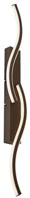 Lampada da parete di design bronzo scuro dimmerabile a 3 livelli 2 luci - Bummy