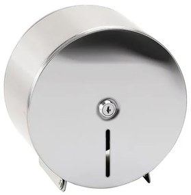 Dispenser per carta 20x21 cm in acciaio inossidabile/argento