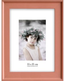 Cornice arancione da appendere, 22 x 28 cm Malaga - Styler