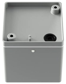 Plafoniera da soffitto Quadrata GU10 IP54 in Alluminio - Grigia