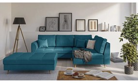 Pouf turchese Ariella - Ropez