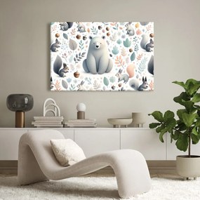 Quadro su tela – Animali del bosco per bambini
