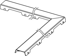 Tece TECEdrainline 611082 griglia angolare doccia design steel II 100x100 cm in acciaio inox lucido