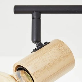 Brilliant - Faretto KERRY 3xE27/40W/230V nero/bambù