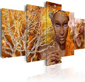 Quadro Tales from Africa  Colore Marrone, Dimensioni e Misure 200x100