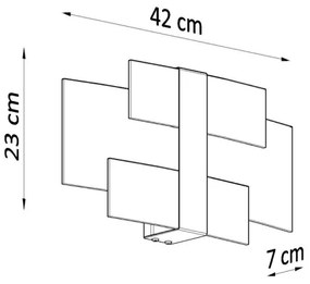 Sollux SL.0350 - Applique CELIA 2xG9/40W/230V cromo/bianco