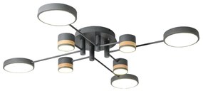 LAMPADA DA SOFFITTO GREY GRIGIA APP528-8C