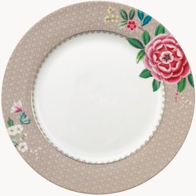 Set di 6 piatti piani in porcellana Blushing Birds