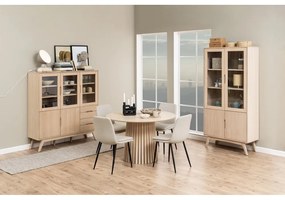 Sedia da pranzo crema Becca - Actona