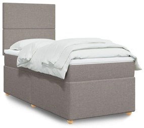 Giroletto A Molle Con Materasso Tortora 100x200 Cm İn Tessuto /