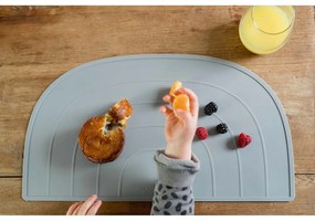 Tovaglietta Rainbow in silicone blu, 47 x 26 cm - Kindsgut