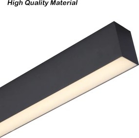 Brilagi - Plafoniera a LED per bagno SLEEKLINE LED/40W/230V nera IP44