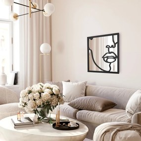 Specchio da parete 50x50 cm Rosa - Styler