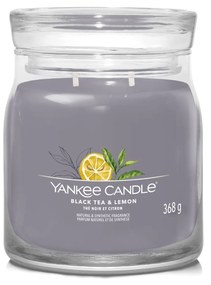 Black Tea Lemon, candela in giara media Yankee Candle