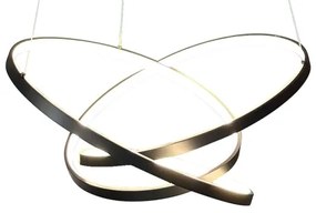 Lampadario LED a sospensione con filo EMPOLI LED/55W/230V nero