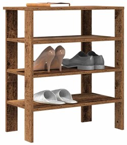 Scarpiera Legno Vecchio 61x32x70 Cm İn Truciolato /