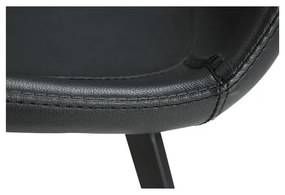Sedia da pranzo in similpelle nera DAN-FORM Danimarca Hype - DAN-FORM Denmark
