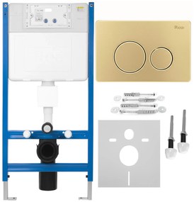 Telaio WC da incasso K011A-Q Rea I Brush Gold