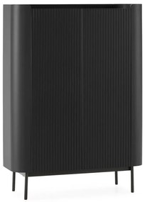 Armadietto nero 100x140x40 cm Willa – MOME