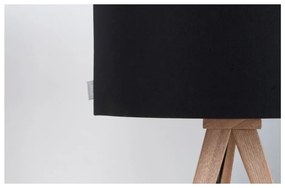 Lampada da tavolo nera Legno Tripod - Zuiver