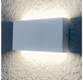 Applique LED da esterno CHICAGO 2xLED/5,5W/230V IP44 bianca