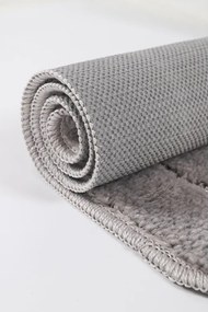 Set di tappetini per il bagno grigi 2 pz 50x80 cm Kareli – Foutastic