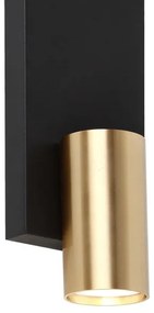 Faretto da parete GENESIS 1xGU10/8W/230V nero