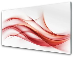 Quadro acrilico Grafica di astrazione rossa 100x50 cm