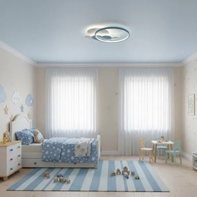Brilagi - Plafoniera LED per bambini LOVE LED/48W/230V 3000/4500/6000K blu
