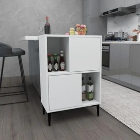 Mobile Da Cucina Multiuso Dispensa 60x35x90 Nikla Bianco