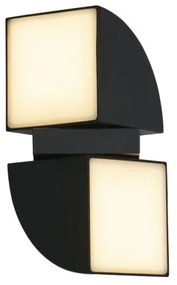 Searchlight 36150BK - Lampada da parete per esterni a LED DAKOTA 2xLED/4W/230V IP44