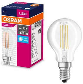 Lampadina LED FILAMENT P40 E14/4W/230V 4000K - Osram