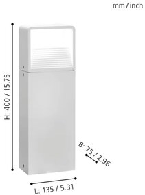 Eglo 98267 - Lampada LED da esterno DONINNI LED/6W/230V IP44