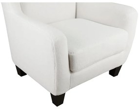 Poltrona in velluto bianco Zhili - Støraa