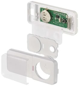 Campanello wireless da inserire nella presa 230 V con 1 batteria CR2032, bianco