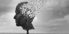 Quadro su tela – Albero in forma di volto