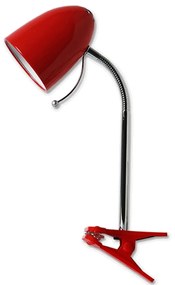 Lampada da scrivania Rossa E27 con clip e braccio regolabile Aigostar