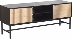 Mobile TV Mago RTV1 in rovere e nero – 150x40x60 cm