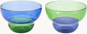 Set di 2 bicchieri in vetro Mizu Kiri