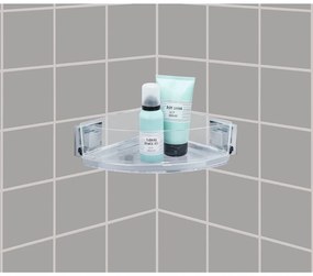 Ripiano angolare autoportante Vacuum-Loc, 19,5 x 28 cm Quadro - Wenko