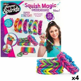 Kit per Creare Braccialetti Cra-Z-Art Plastica 3,4 x 0,3 x 2,7 cm 4 x 8 x 3,5 cm (4 Unità)