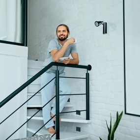 Kanlux 33333 - Lampada LED per scale ERINUS LED/0,8W/12V 4000K nera