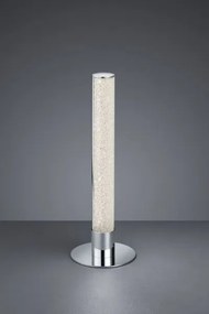 Lampada tavolo leia  r52571100 eff.cristallo metallo cromato