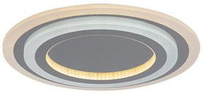 Rabalux 71315 - Plafoniera LED dimmerabile da soffitto TANELI 56W/230V 3000/4000/6000K finitura cromata + telecomando