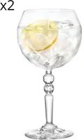 Set 2 calici Gin Tonic RCR Cristalleria Italiana