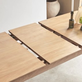 Tikamoon - Tavolo allungabile in legno di mango massello 190x88 Cloé