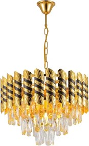 Brilagi - Lampadario a catena CRISTAL 5xE14/40W/230V Ø 38 cm