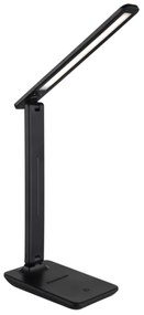 Globo 58439SA - Lampada da tavolo LED ricaricabile BRIGHTON con dimmer a sfioramento LED/4W/5V 1800 mAh nera