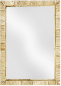 Specchio da parete in legno di mango fatto a mano Nature