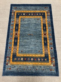 Loribaft Tappeto persiano 140 x 90 Blu (Iran) Annodato A Mano